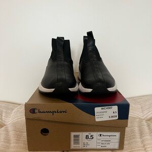 Champion Black Slip-On Men's Sneakers